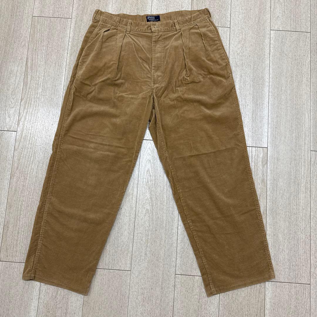 テ*ツ様 ポロチノ 初期タグ ベージュ コーデュロイパンツ チノパン USA製