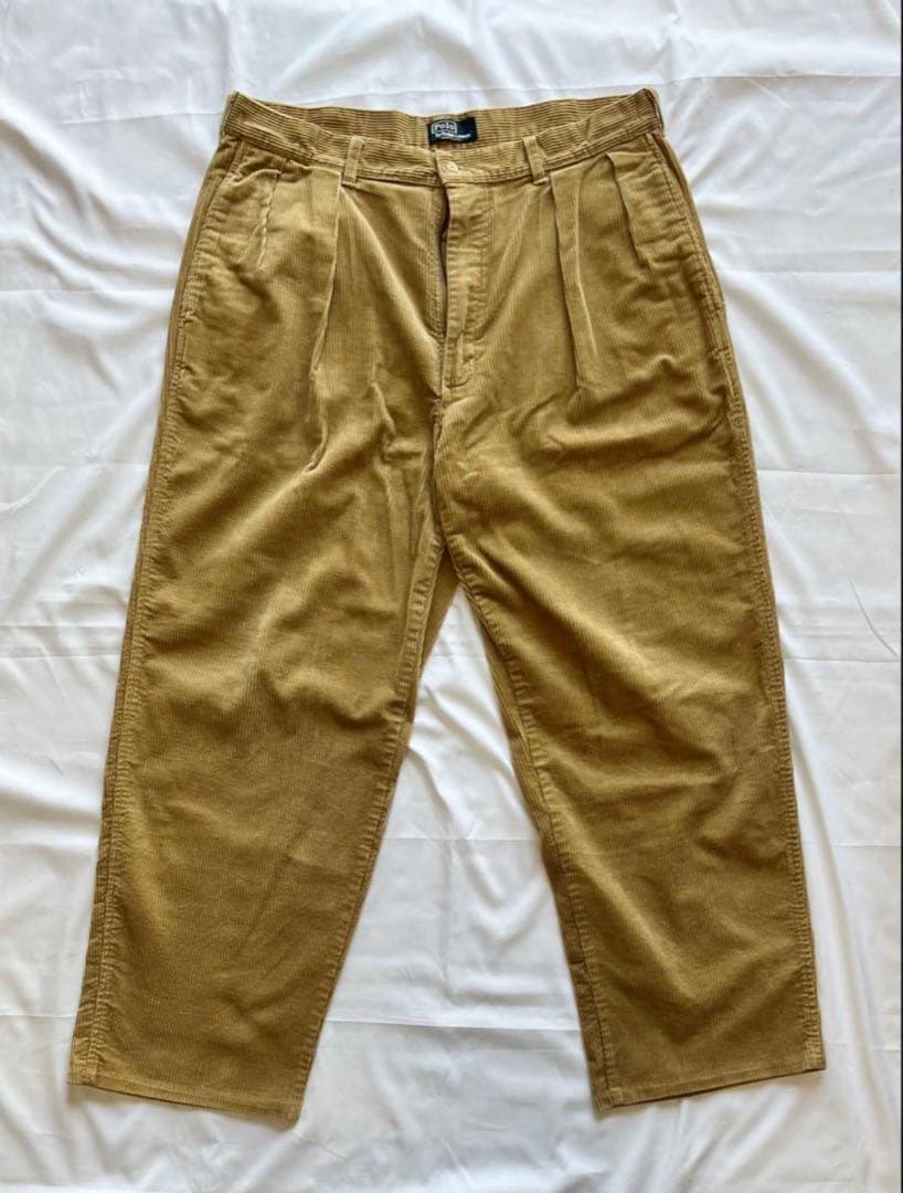 テ*ツ様 ポロチノ 初期タグ ベージュ コーデュロイパンツ チノパン USA製