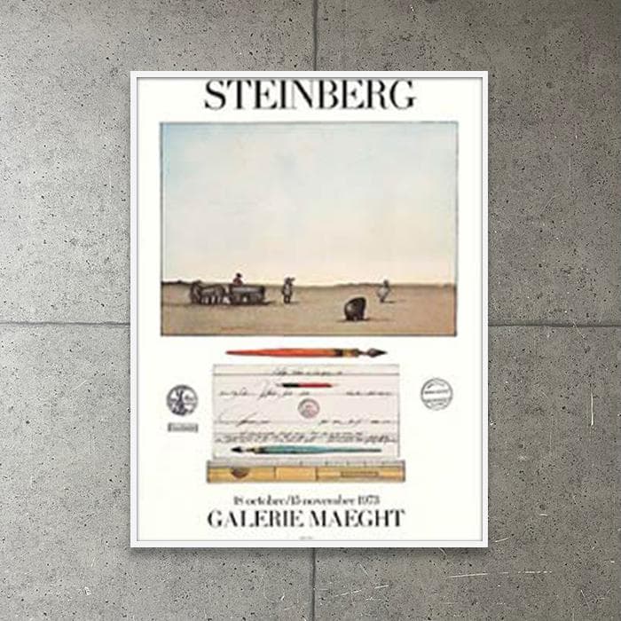 額装品/CRAYON1973/ソウルスタインバーグ/ポスター/アート/インテリア