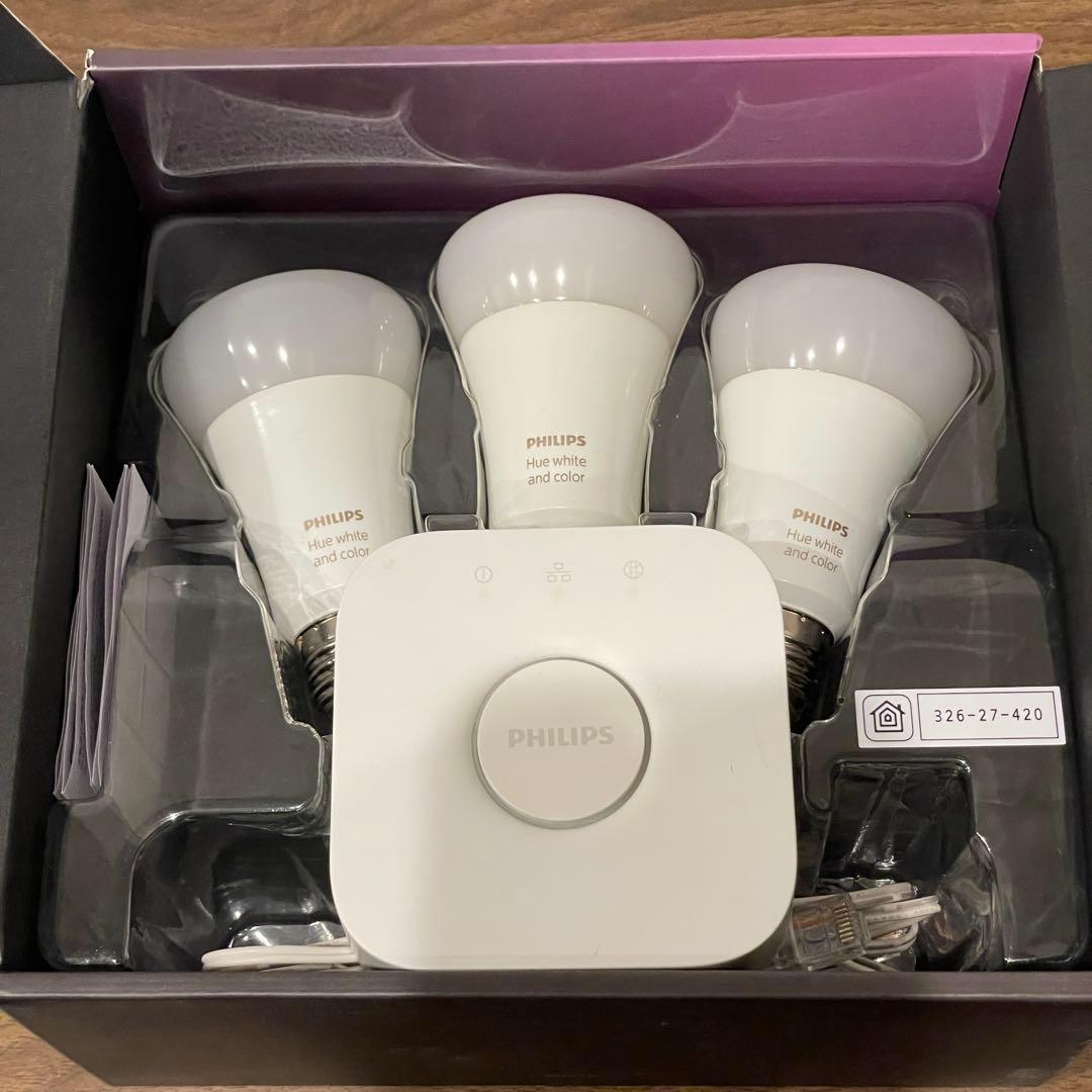 Philips hue フルカラー スターターキット A60