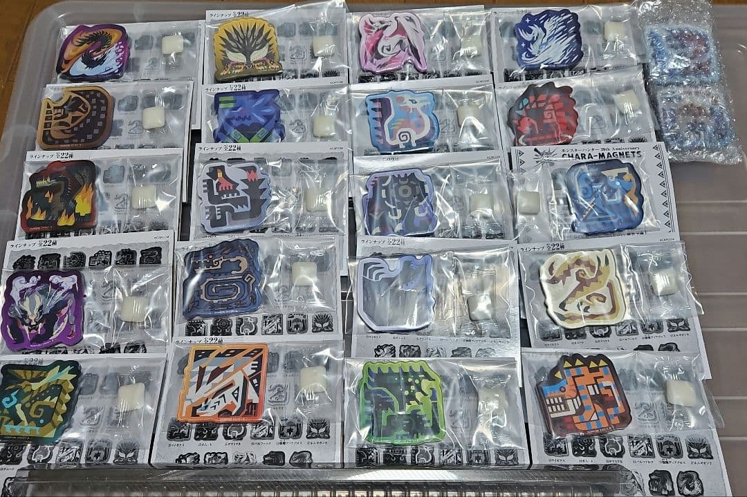 モンスターハンター 20th キャラマグネッツ 全22種類 コンプセット