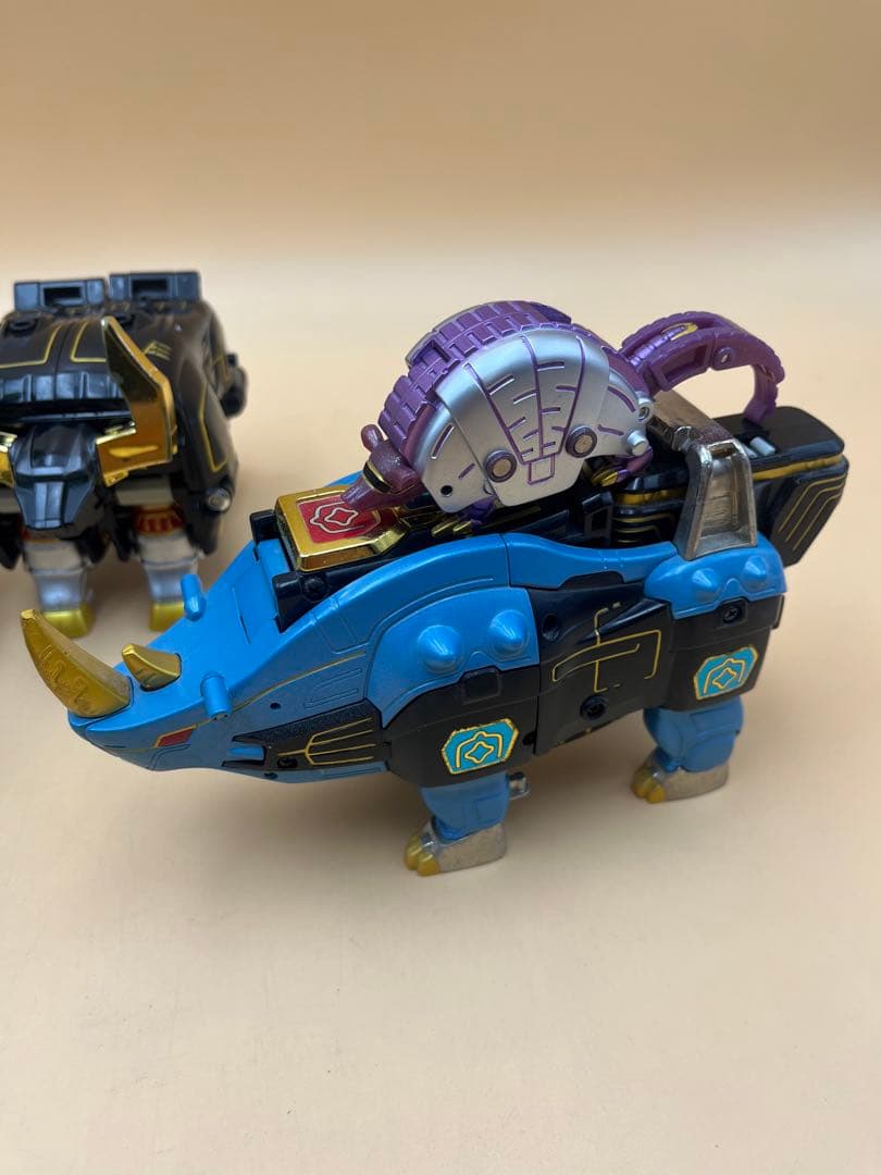 ガオレンジャー パワーアニマル　6体　台座　当時物　超合金