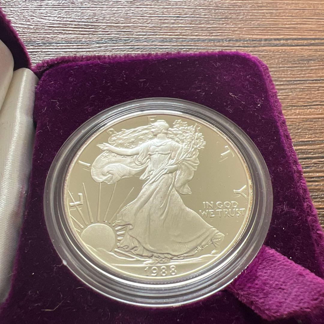 1988年 アメリカンイーグル 銀貨 1オンス