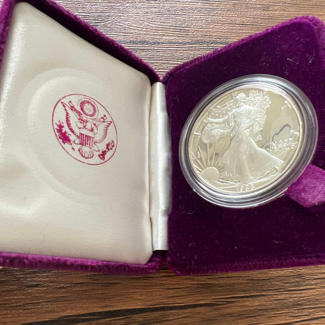 1988年 アメリカンイーグル 銀貨 1オンス