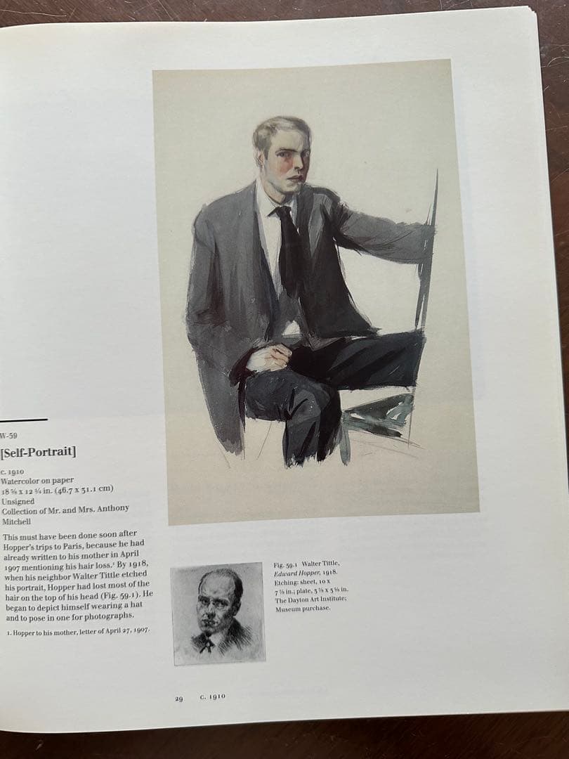 エドワード・ホッパー 水彩画集 洋書 大型本 美品 希少