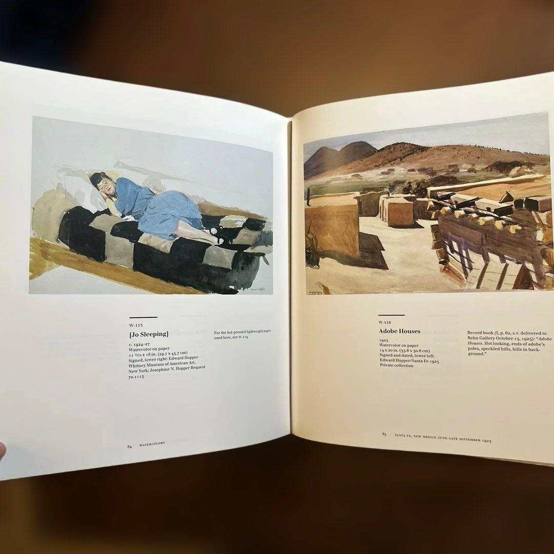 エドワード・ホッパー 水彩画集 洋書 大型本 美品 希少