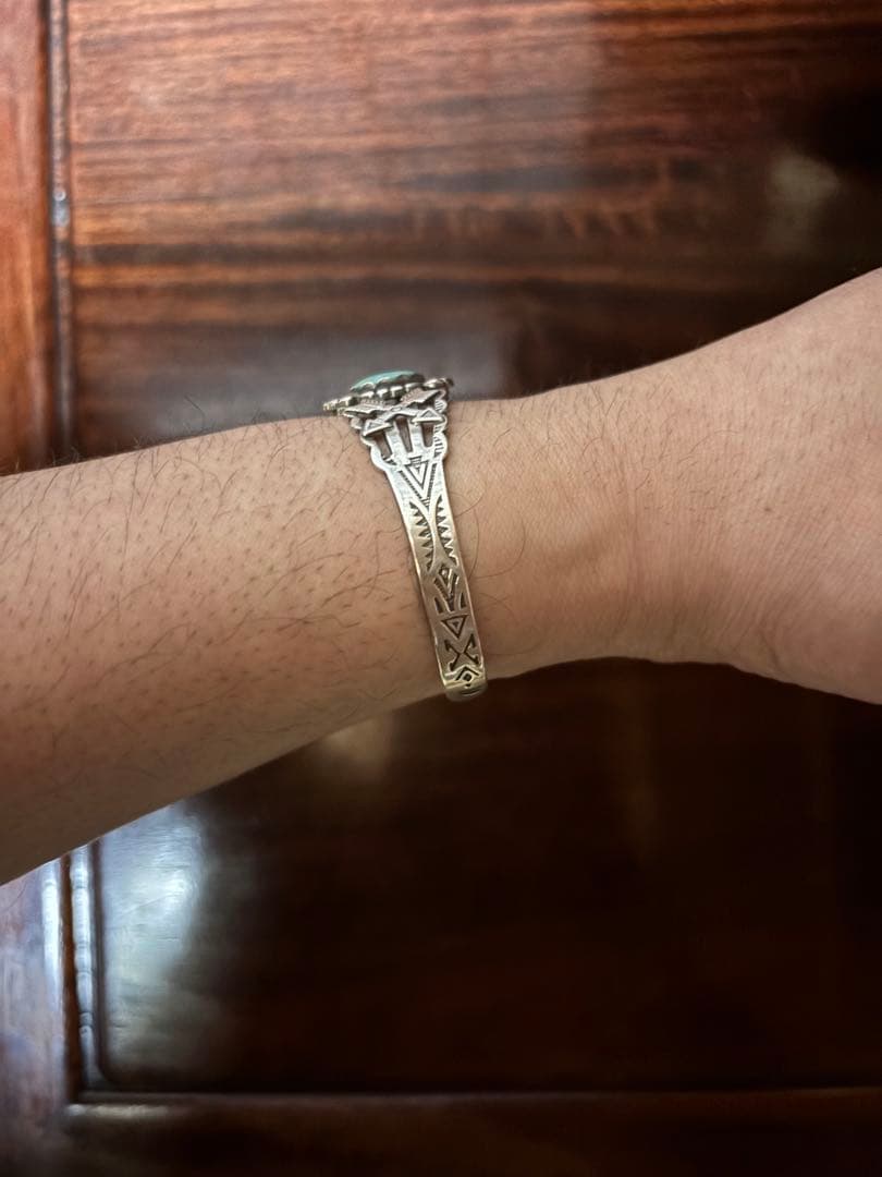 シルバー バングル　フレッドハービースタイル　ヴィンテージ　navajo
