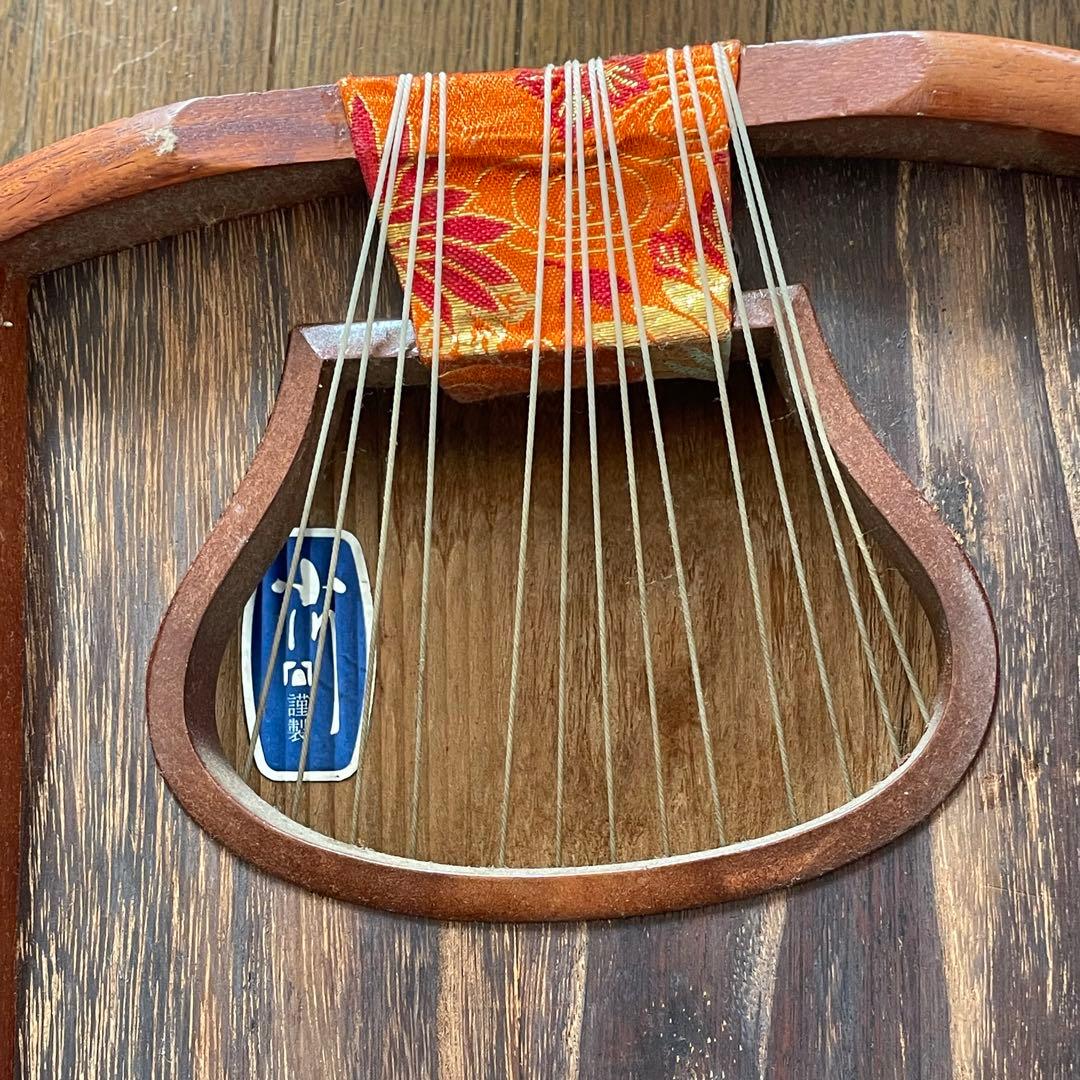 琴 小川謹製 お琴　十三弦 和楽器 弦楽器 USED