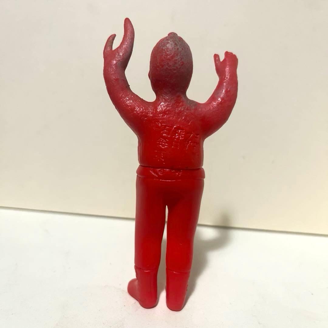 旧バンダイ製 サソリ男 珍色 ソフビ フィギュア 怪人 当時物 ポピー