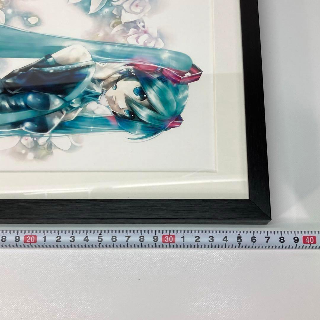 正規品 初音ミク 複製原画 ボカロ KEI ボーカロイド ポスター A4 額縁