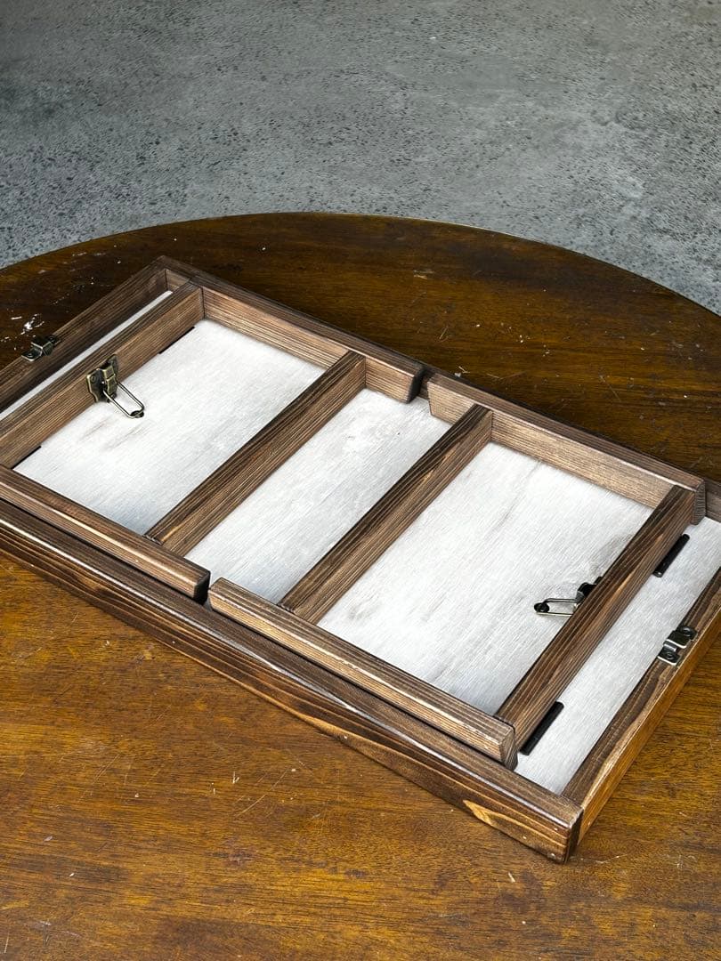 ヘリンボーンテーブル　キャンプ　ローテーブル