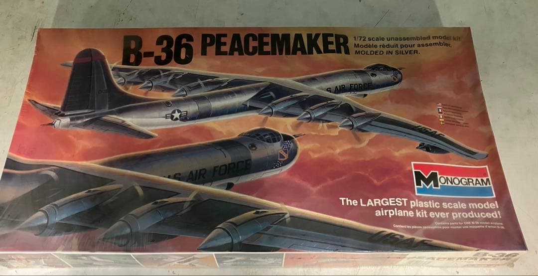 【未開封・希少】Monogram 1/72 B-36 Peacemaker