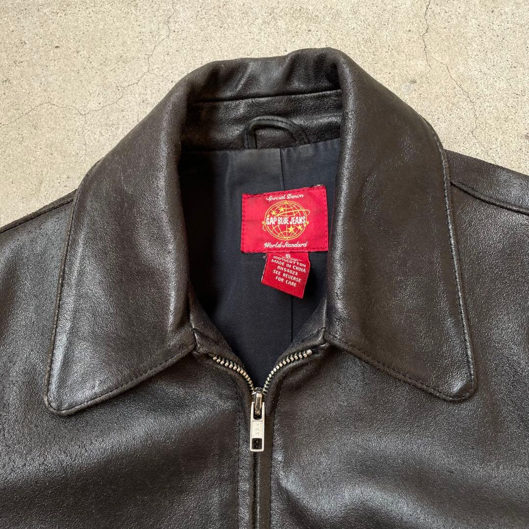 00s GAP blue jeans シングルライダース　短丈