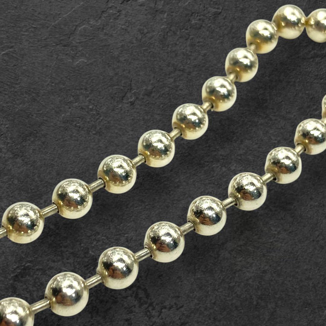 GUCCI シルバー925 トグル ボールチェーンブレスレット 450