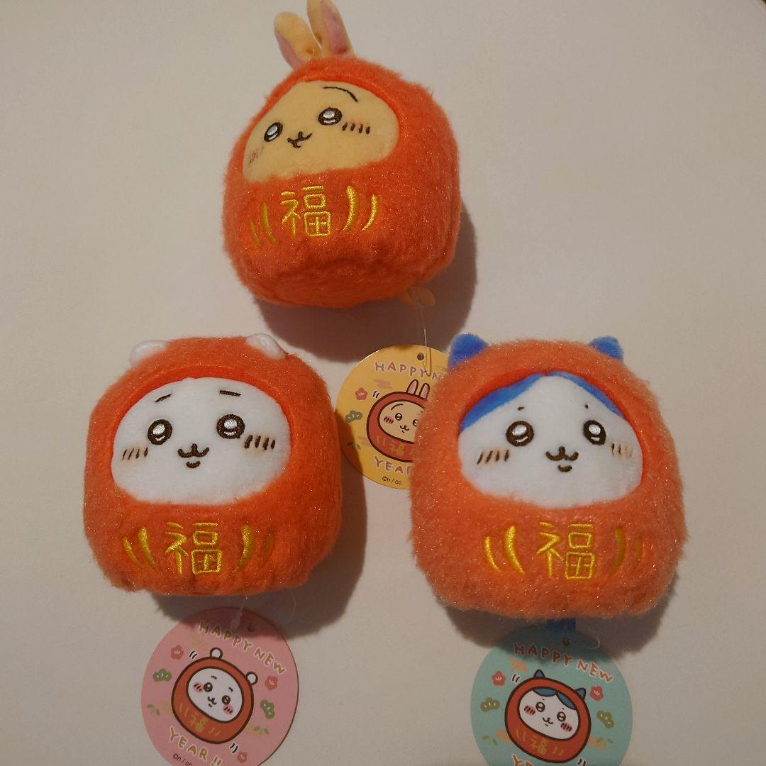 だるま　ちいかわ　ハチワレ　うさぎ