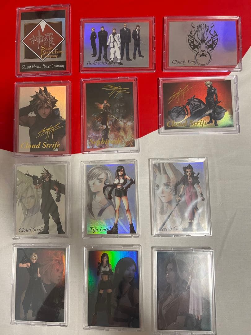 ファイナルファンタジーⅦ アニバーサリーアートミュージアム 豪華12枚セット