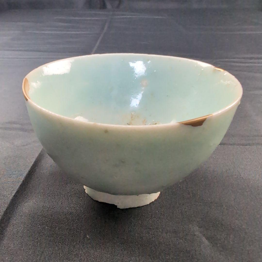 初期伊万里茶碗　初期伊万里青磁茶碗　古伊万里茶碗　古伊万里青磁茶碗 合わせ箱付き