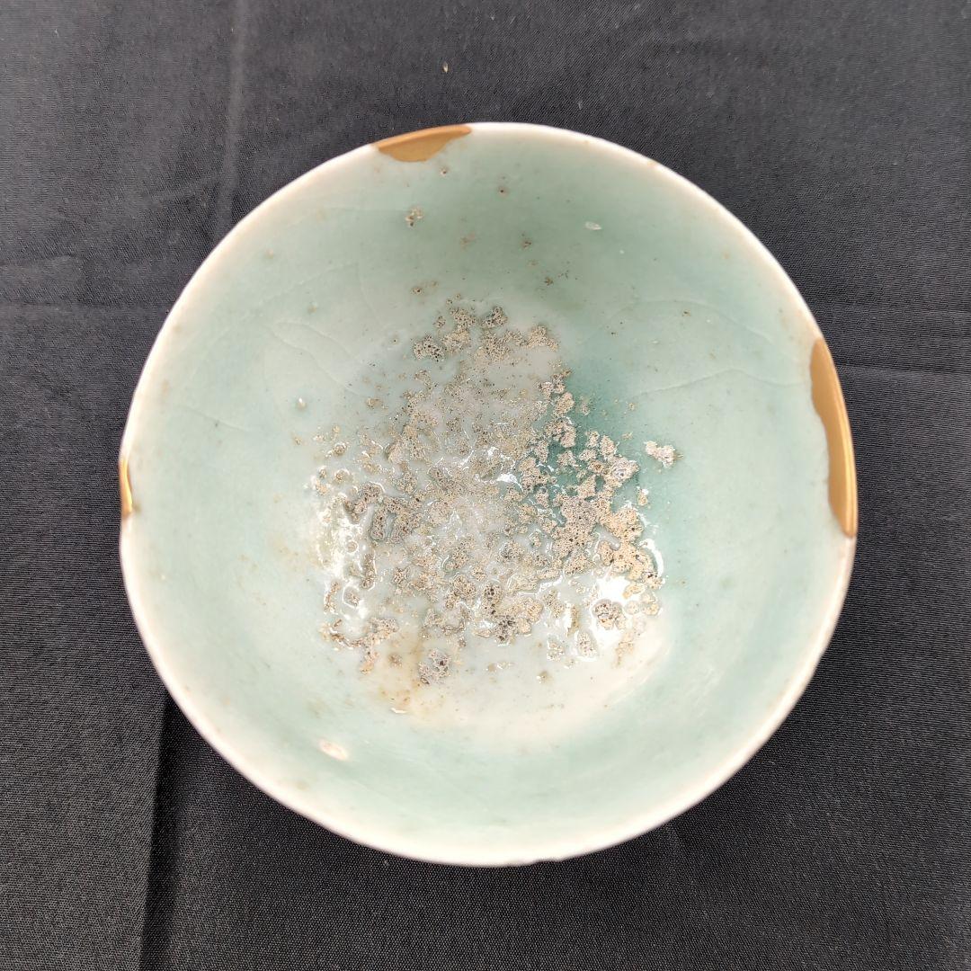 初期伊万里茶碗　初期伊万里青磁茶碗　古伊万里茶碗　古伊万里青磁茶碗 合わせ箱付き