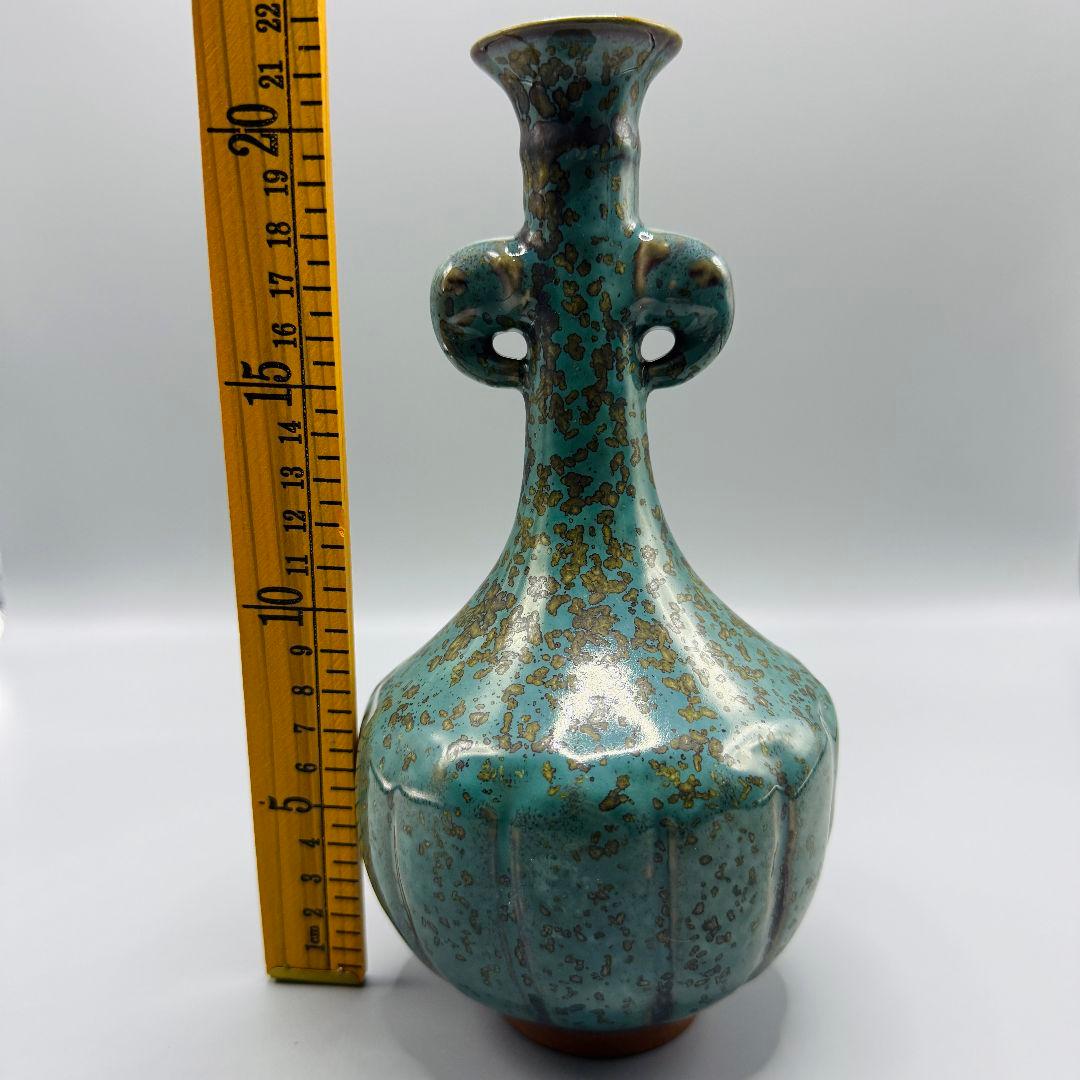 L105 超美品！鈞磁盧鈞花瓶陶磁器 アンティーク