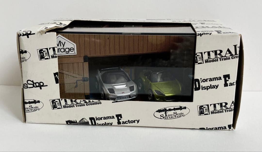 ぷちらま トレイン マイガレージ ホンダ NSX-R S2000 ジオラマ レア