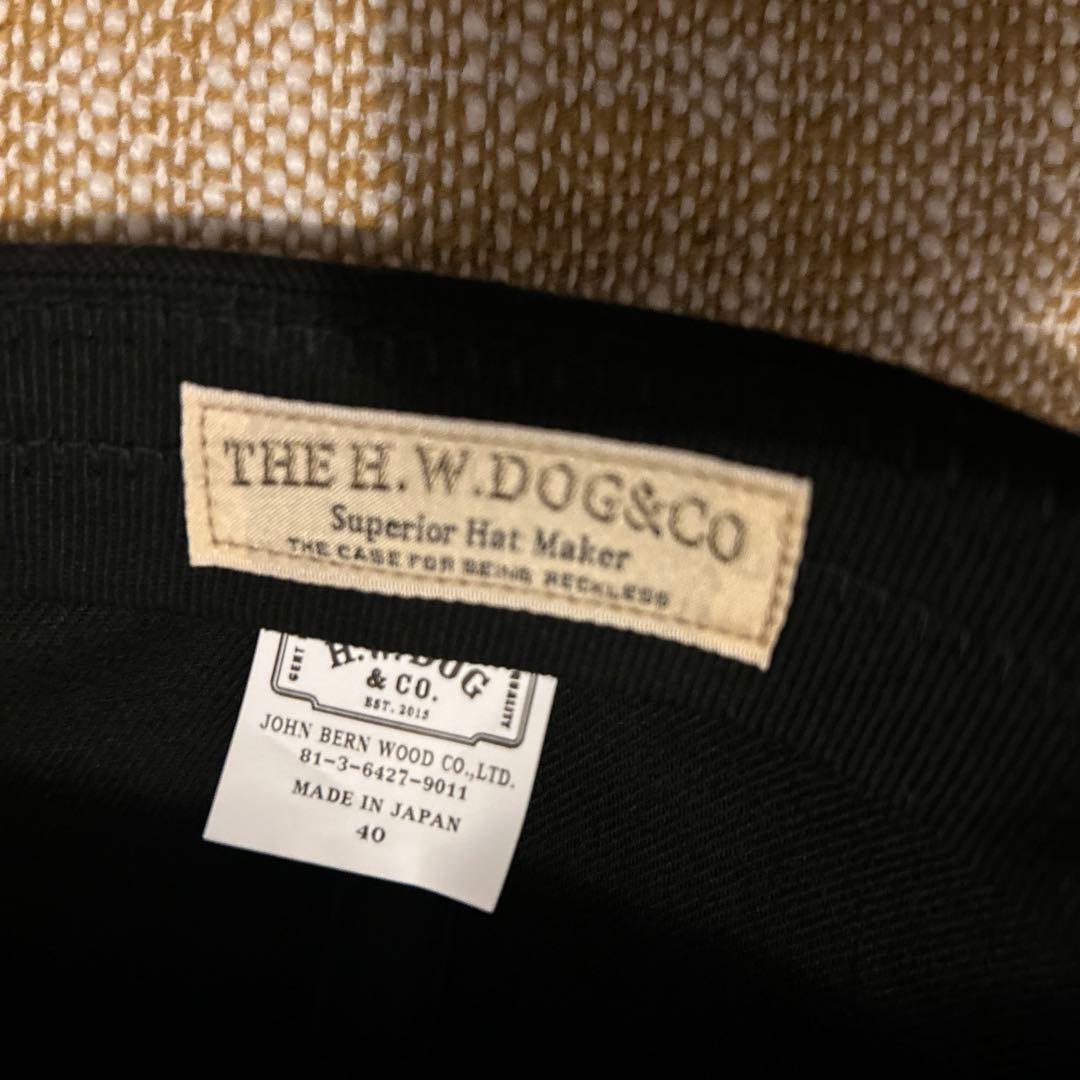 帽子 THE H.W. DOG & CO. TRUCKER CAP - Black