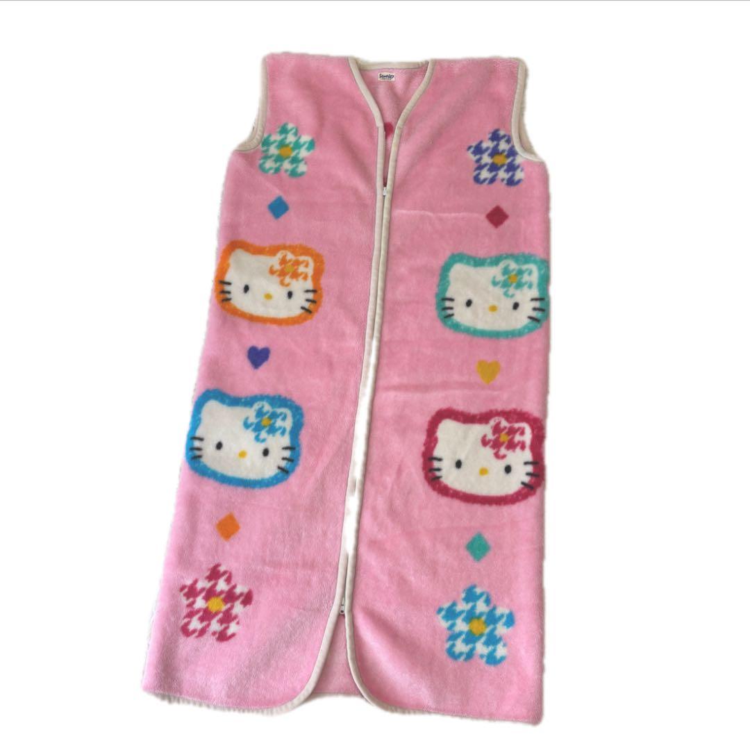平成レトロ✨️ ハローキティ かいまき カオハナ 毛布 スリーパー 希少 レア