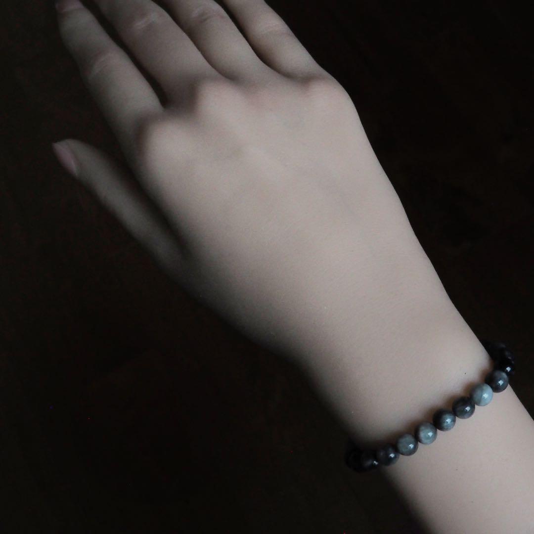 【はくとん( 'ω')ŧ‹\"ŧ‹\"】ブラジル産イーグルアイのゴムブレス