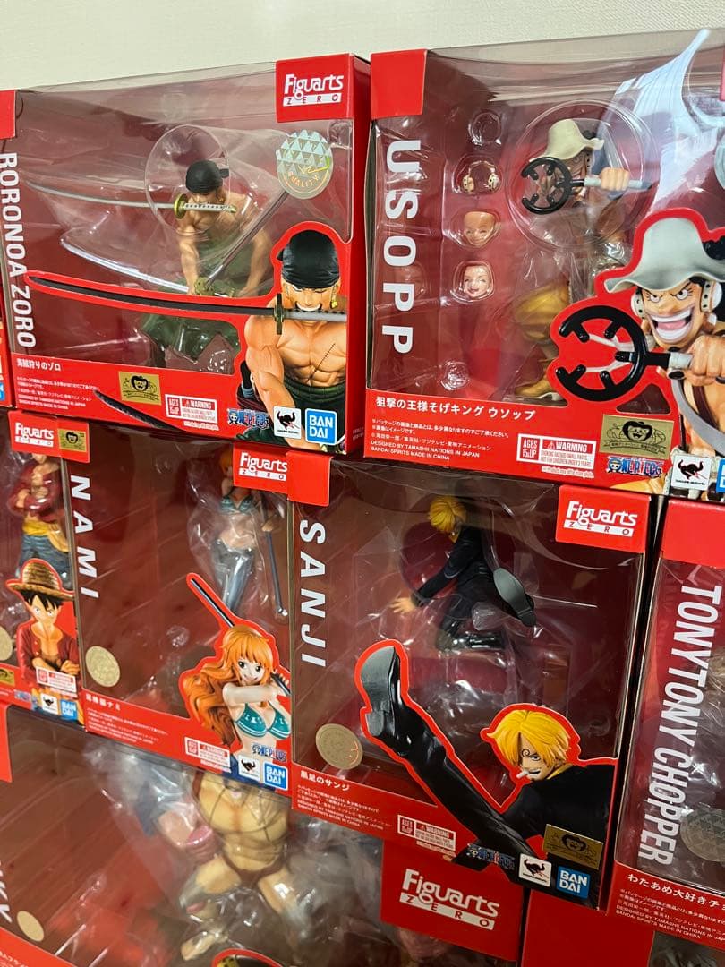 フィギュアーツzero 麦わらの一味　20周年記念　コンプリートパンフレット付き