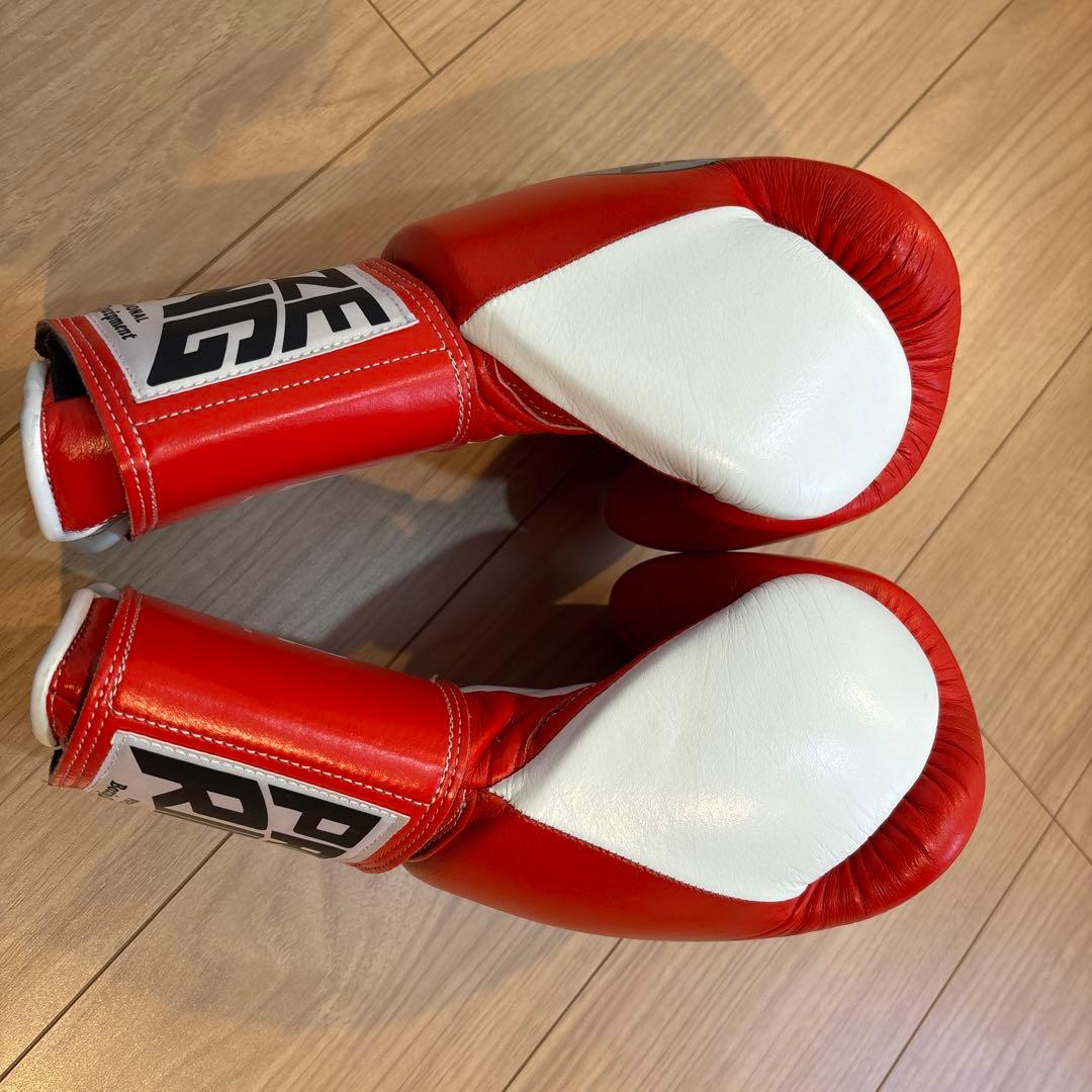 PRIZE RING ボクシンググローブ 12 oz レッド&ホワイト