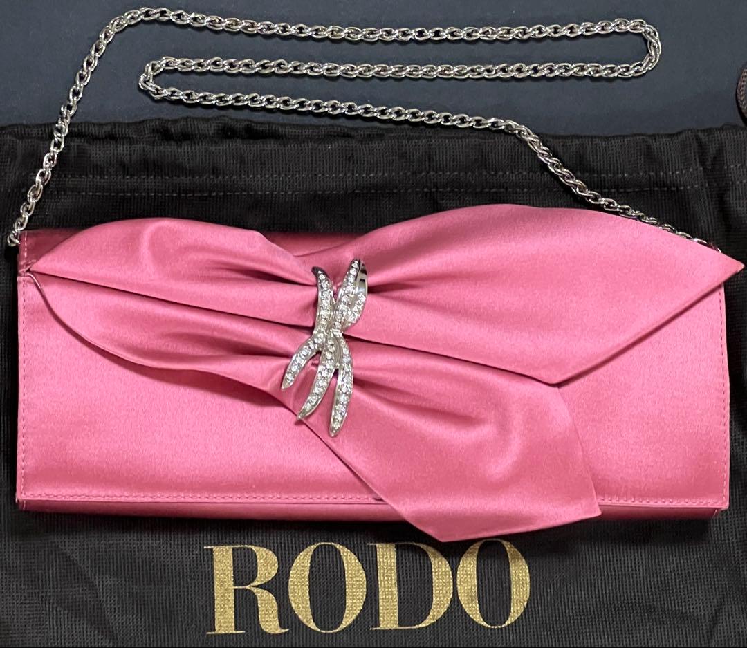 ロド　シルク　ツーウェイクラッチバッグ