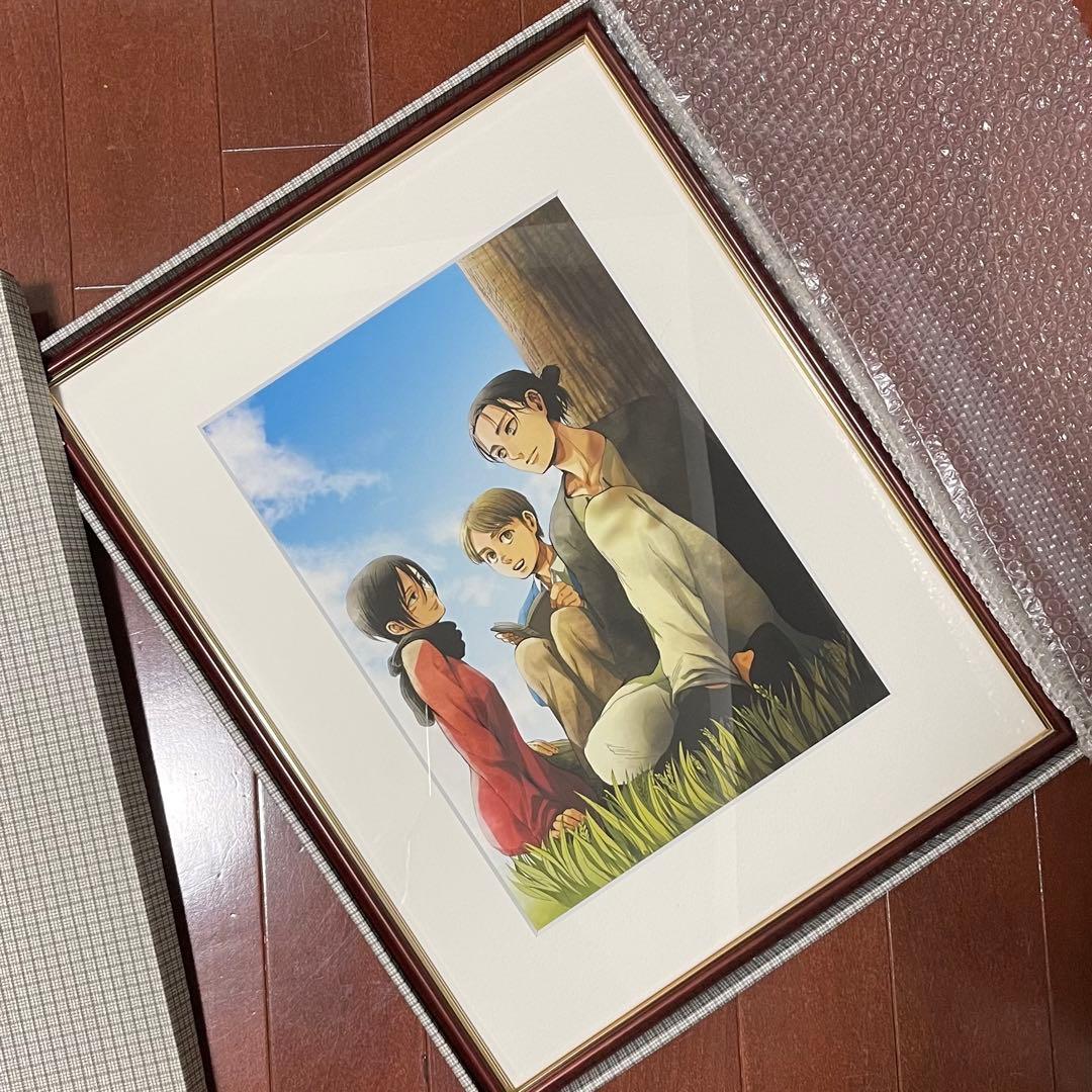 進撃の巨人 巨人展 限定受注生産 複製原画 エレン ミカサ アルミン