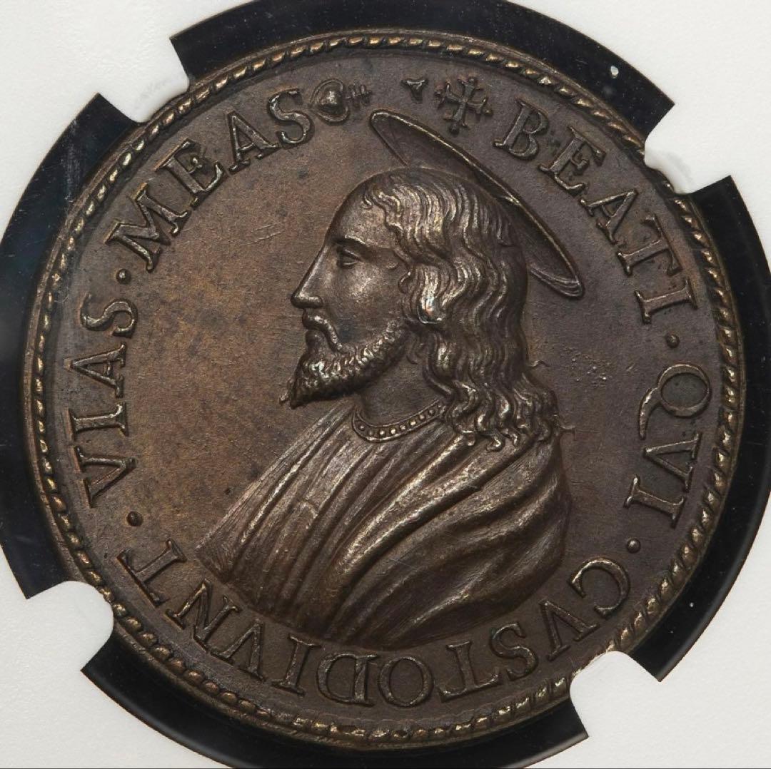 1552年 ジュリアス3世 イエス　ブロンズメダル