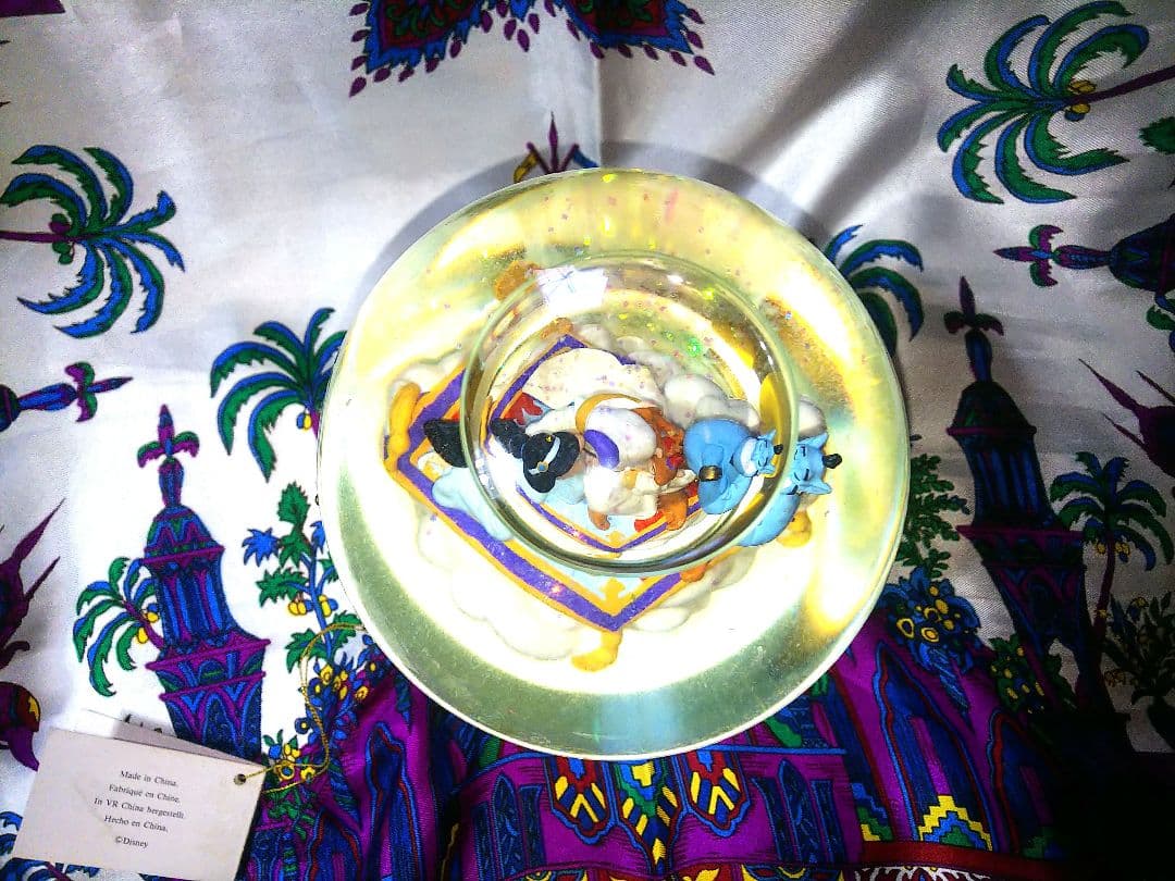 【アラジン】ディズニー スノーグローブ オルゴール レア