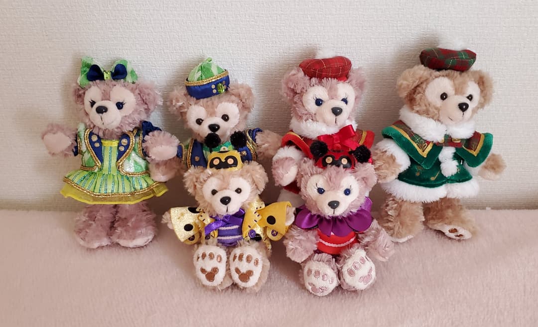 ディズニーシー　ダッフィー&シェリーメイ ぬいぐるみバッジ　6点セット