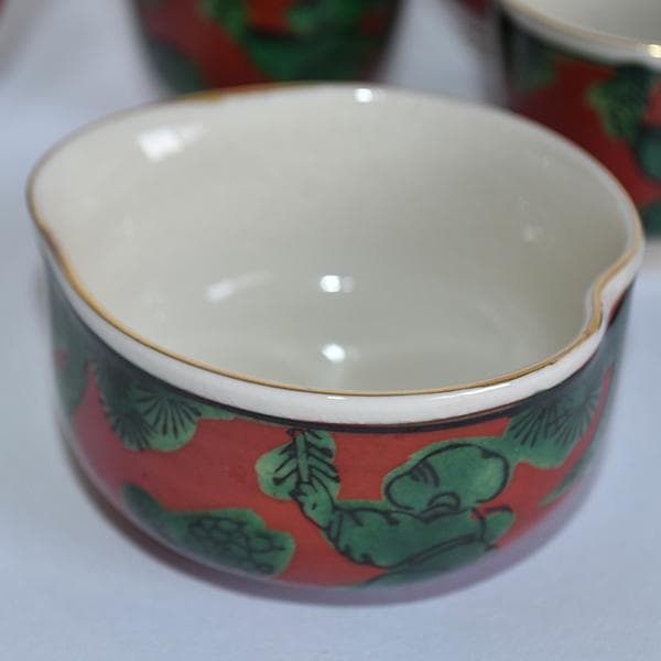 煎茶道 九谷焼 九谷木米 煎茶セット06