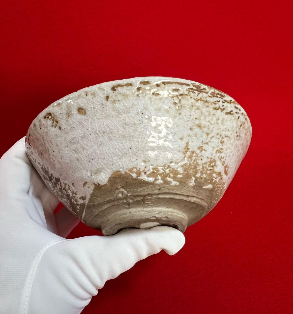 茶道具 江戸後期 加藤作助造 茶碗 茶道 茶器 骨董品 茶わん 古道具 木箱付き