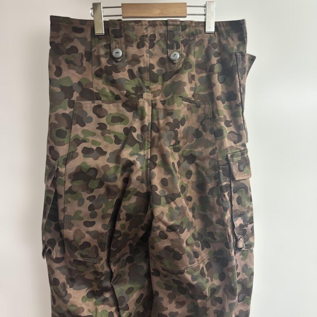 70s デッドストック　オーストラリア軍　ピードットカモ　パンツ　送料無料