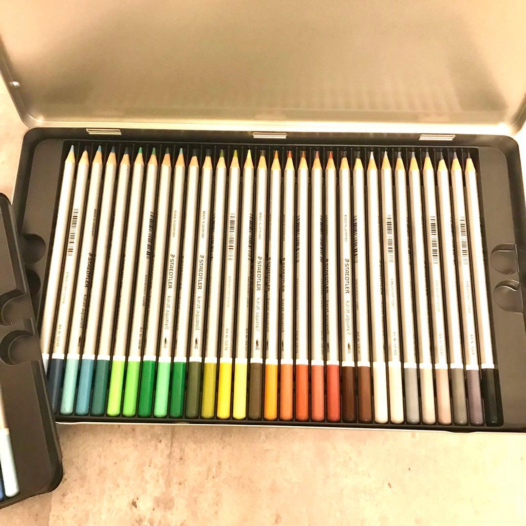 新品未使用　ステッドラー 色鉛筆 60色 水彩色鉛筆 カラトアクェレル