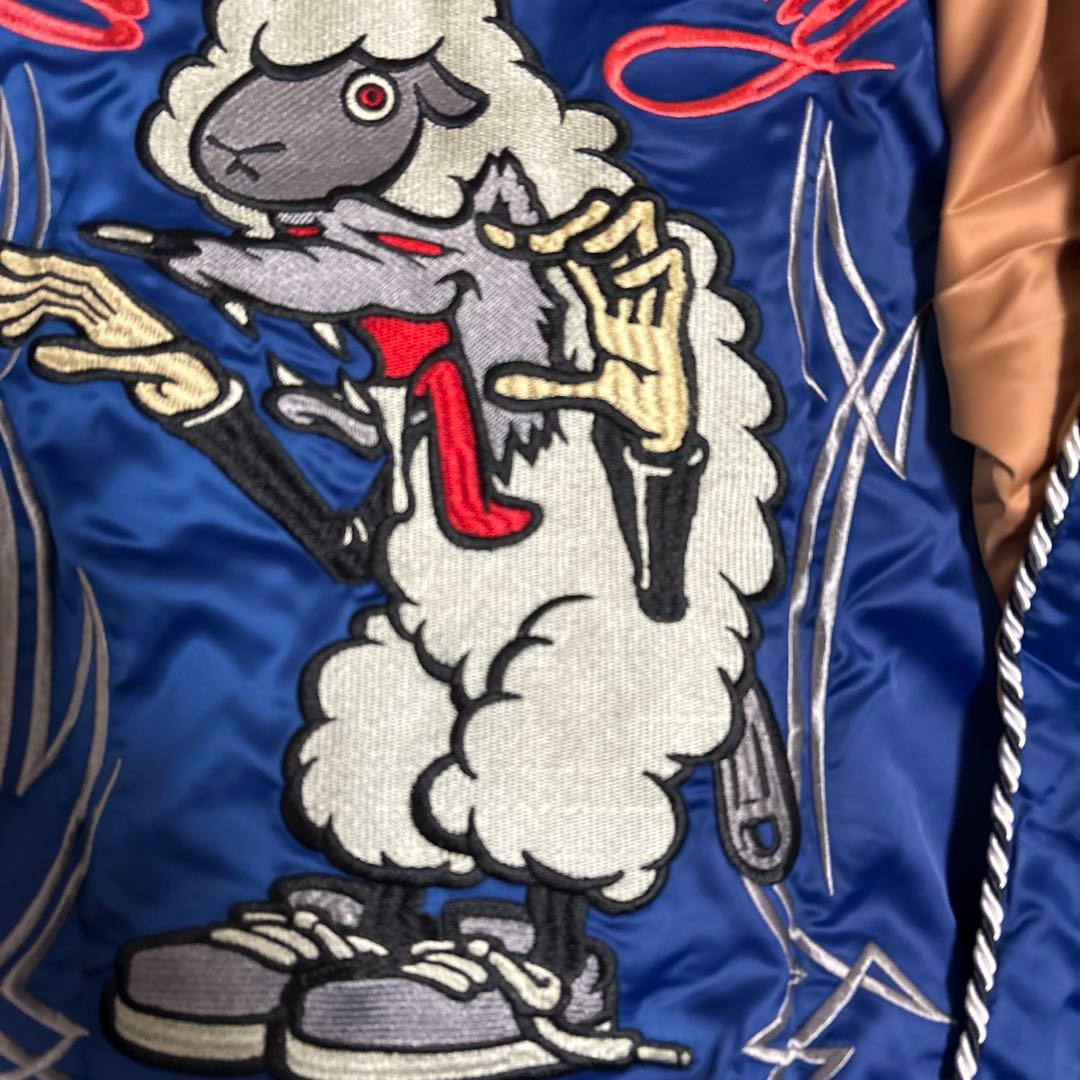 マンウィズアミッションリバーシブルスカジャン