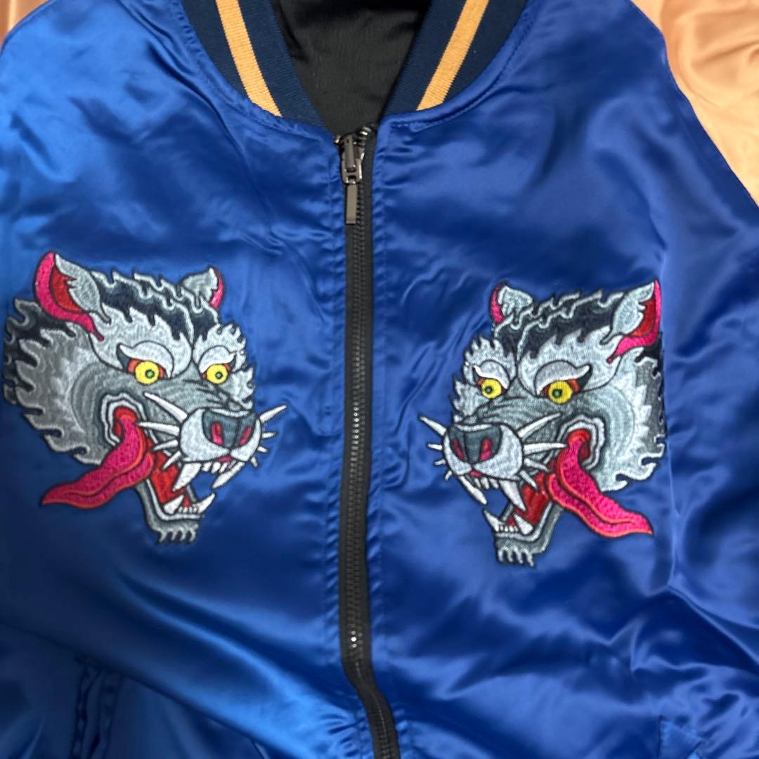 マンウィズアミッションリバーシブルスカジャン