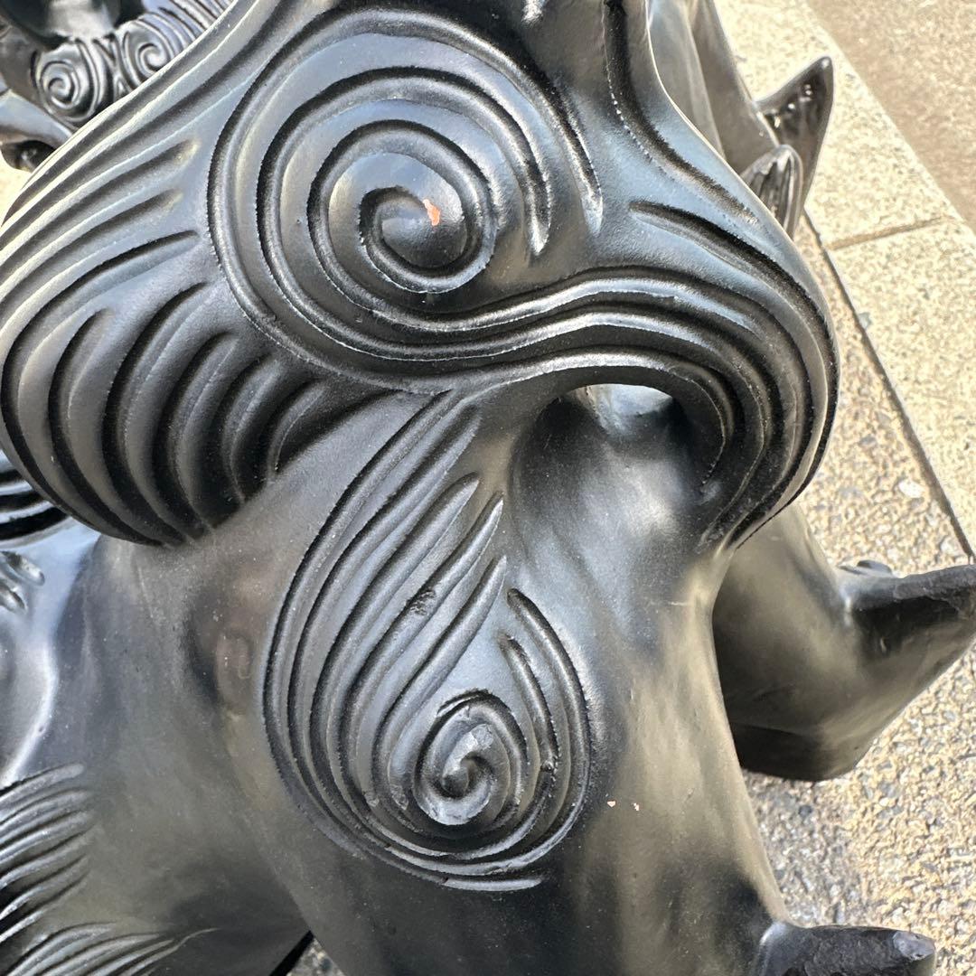 シーサ　シーサー　特大　陶器　大型　沖縄　魔除け　狛犬　置物　縁起物　石敢當