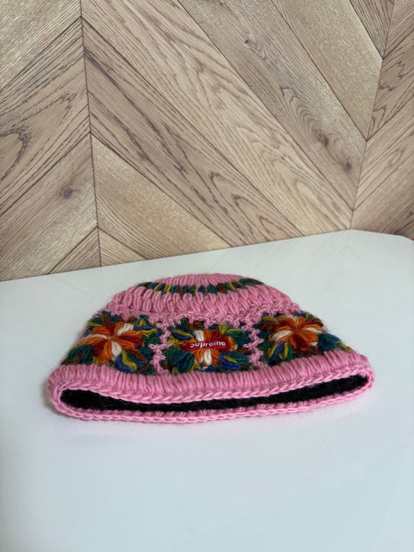 supreme ビーニー ピンク