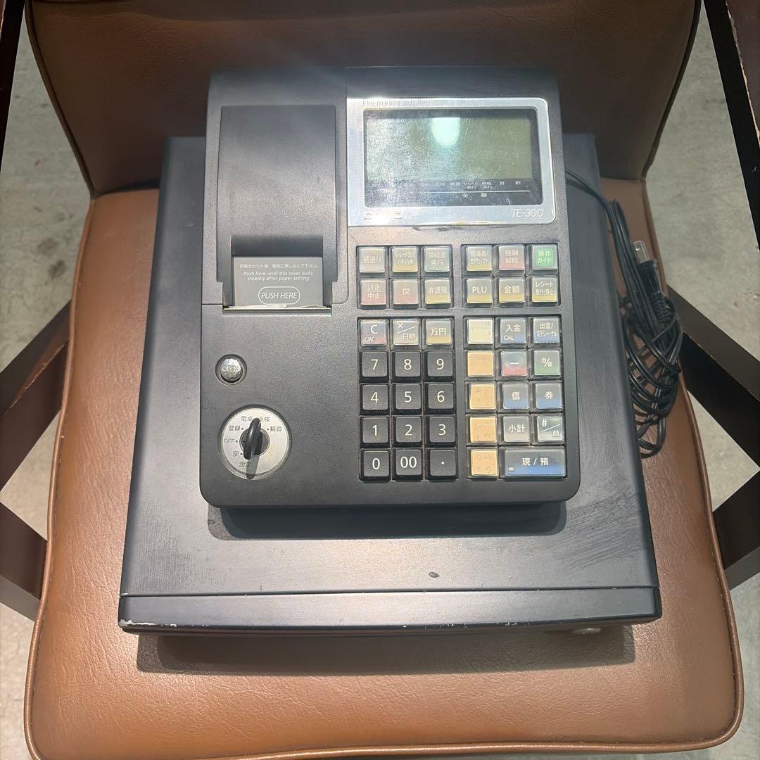 CASIO IF-300 レジスター　新品のロールペーパー四巻付き
