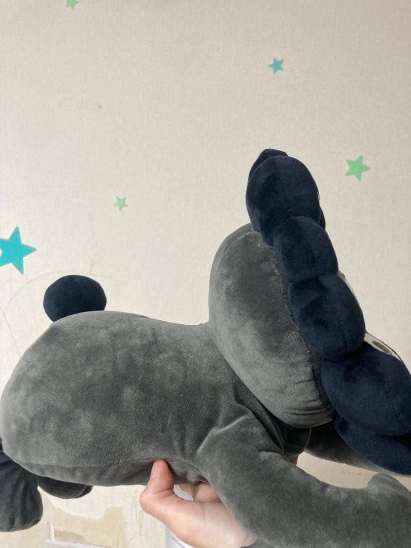 黒ミャク　這い型ぬいぐるみ　L