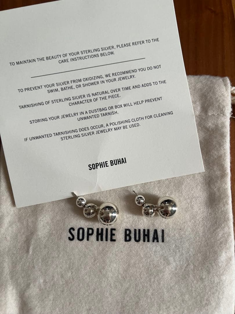 SOPHIE BUHAI ソフィーブハイ　ピアス　シルバー