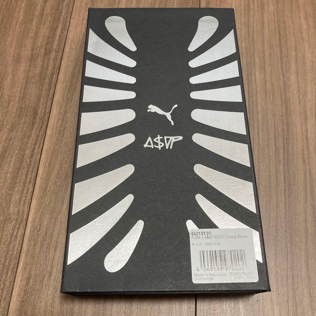新品PUMA x asap rockey driving gloves S/M
