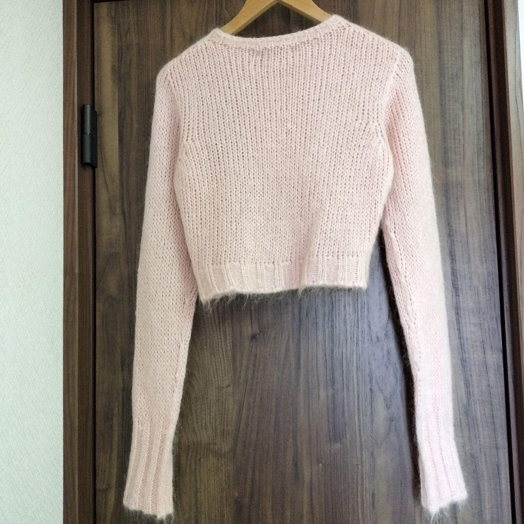 Danielle Guizio　mohaih ribbed ccrdigan