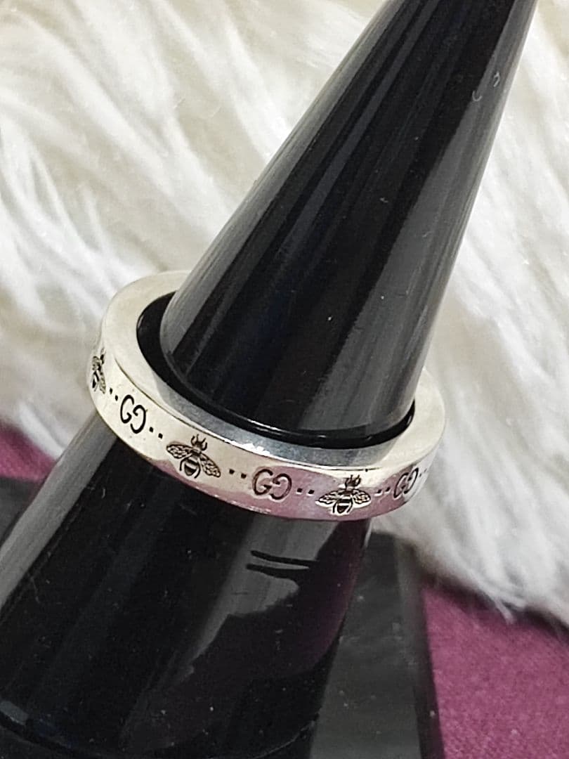 専用　新品 グッチ リング GUCCI GG＆ビー 指輪 15号