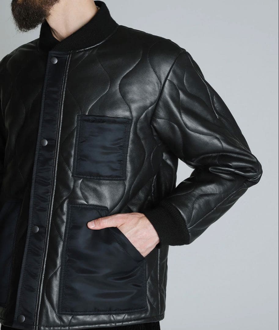 Schott (ショット) キルティング ライナー ショートジャケット　Lサイズ