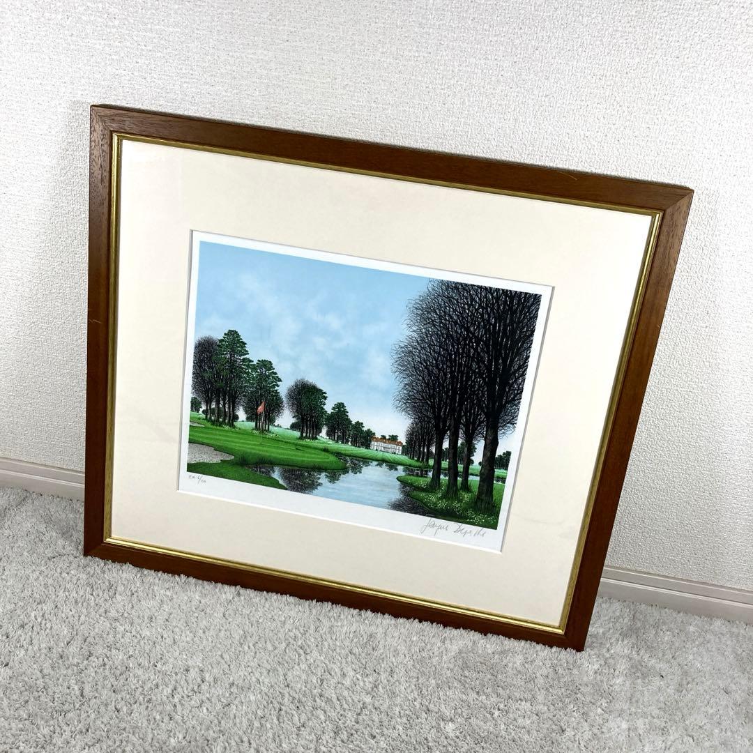 hana様 ジャック ・ デペルト　フォレストオークゴルフ場　リトグラフ 版画